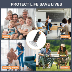 Angeer Portable Home Anti-choking Device Kit Heimlich First Aid Anti-Choke Training Equipment Respiratory Tract Cleaning Tool Suction Tool Airway Clear Throat Negative Pressure Aspirator