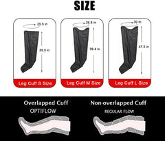 Full body Leg Massager Air Compression Massager Air Wave Pressure Massage Device with 6 Chambers