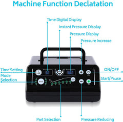 Full body Leg Massager Air Compression Massager Air Wave Pressure Massage Device with 6 Chambers