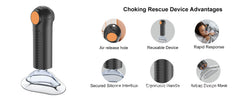 Angeer Portable Home Anti-choking Device Kit Heimlich First Aid Anti-Choke Training Equipment Respiratory Tract Cleaning Tool Suction Tool Airway Clear Throat Negative Pressure Aspirator