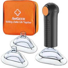 Angeer Portable Home Anti-choking Device Kit Heimlich First Aid Anti-Choke Training Equipment Respiratory Tract Cleaning Tool Suction Tool Airway Clear Throat Negative Pressure Aspirator