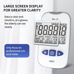 URIT Uric Acid Test Kit Include 25pcs Test Strips & Lancets - Home Use Check UA Levels Easily Yourself The Test Strip EXP 18 Months