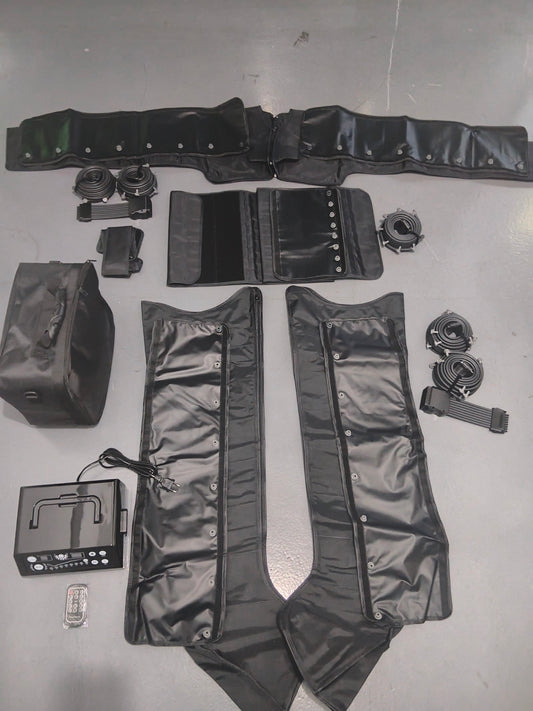 Full body Leg Massager Air Compression Massager Air Wave Pressure Massage Device with 6 Chambers