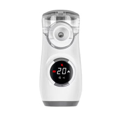 Handheld Rechargeable Digital Display Mesh Nebulizer | Quiet Portable Inhaler for Adults & Kids