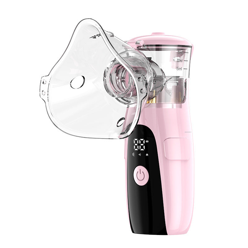 Handheld Rechargeable Mesh Nebulizer | Quiet Portable Inhaler for Adults & Kids