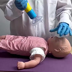 1 Set Portable Anti-choking Device Heimlich First Aids Kit Suction Tool Airway Clear Travel & Home Safety Kit for Emergency Two Mask for Adult and Kids