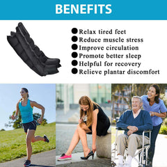 Full body Leg Massager Air Compression Massager Air Wave Pressure Massage Device with 6 Chambers