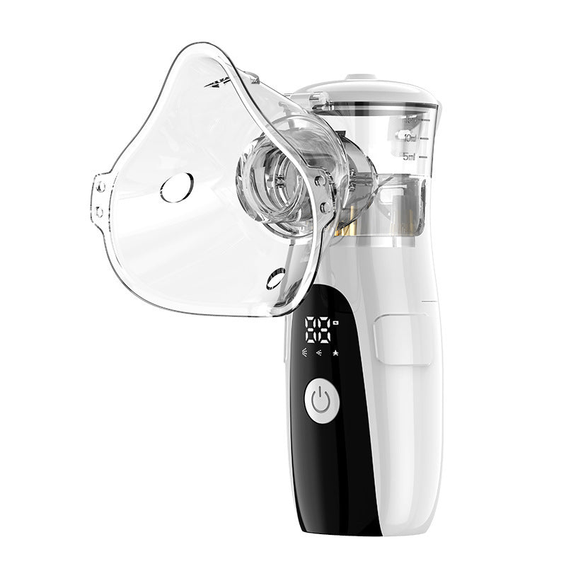 Handheld Rechargeable Mesh Nebulizer | Quiet Portable Inhaler for Adults & Kids