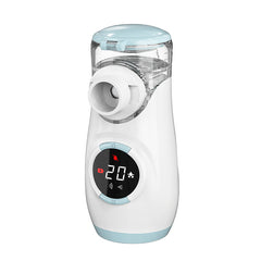 Handheld Rechargeable Digital Display Mesh Nebulizer | Quiet Portable Inhaler for Adults & Kids