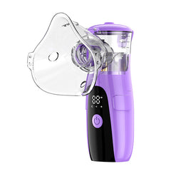 Handheld Rechargeable Mesh Nebulizer | Quiet Portable Inhaler for Adults & Kids