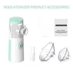 Mesh Nebulizer – Portable Ultrasonic Mesh Nebulizer for Adults & Kids, Handheld Nebulizer for Home, Office or Travel Use with Fine Mist Output, Quiet Operation and Easy Auto-Clean Function