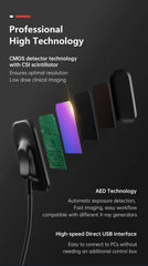 Dental X-Ray Sensor Radiovisograph HD Digital Intraoral Imaging System Portable X Ray Digital Sensor R2