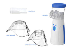 Mesh Nebulizer – Portable Ultrasonic Mesh Nebulizer for Adults & Kids, Handheld Nebulizer for Home, Office or Travel Use with Fine Mist Output, Quiet Operation and Easy Auto-Clean Function