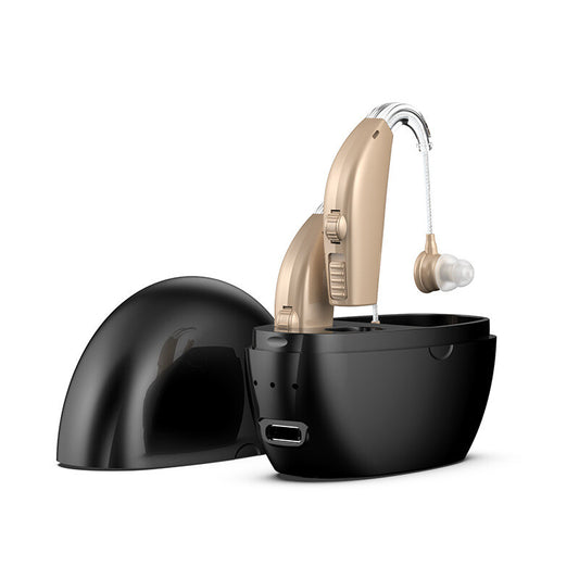 Digital Hearing Aids  Rechargeable Hearing Aid Patented Technology, Adjust High & Low Sounds, Hearing Aids for Seniors