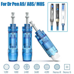 Disposable Microneedling Pen Cartridges Cartridge Needling 12/18/24/42/Nano Needle Fit on Dr pen M8S /A8S/ A9