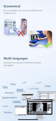 Dental X-Ray Sensor Radiovisograph HD Digital Intraoral Imaging System Portable X Ray Digital Sensor R2